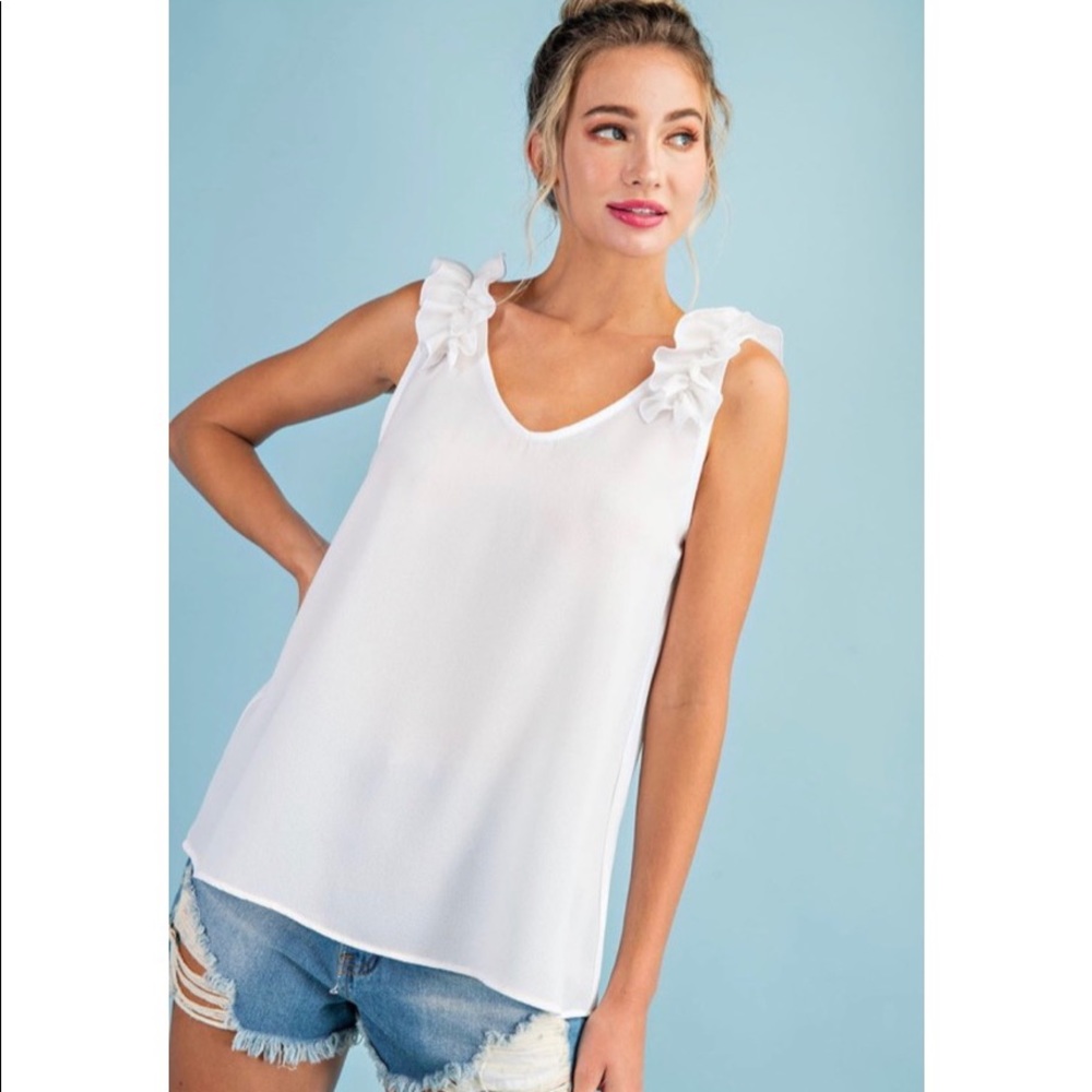 New Ruffle Detail Top! - Picture 3 of 6